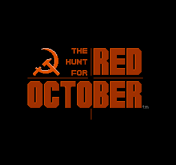 Hunt for Red October, The (USA) Title Screen